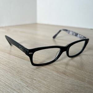 Ray-Ban RB1531 3803 Black Gray Eyeglasses 48-16-130 Frames Only